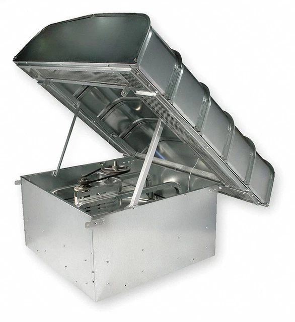 AXIAL DOWNBLAST ROOF Exhaust Fan Belt Drive, 20 in Blade, 3, 945 cfm