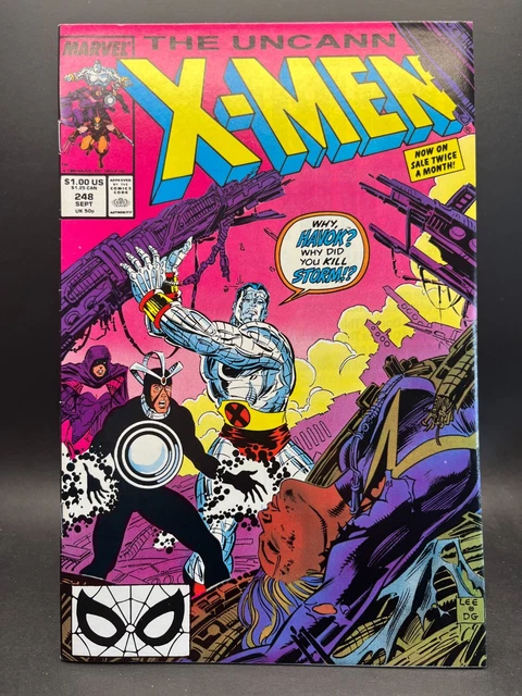 Uncanny X-Men #248 Marvel Comics 1989 1st Jim Lee VFNM