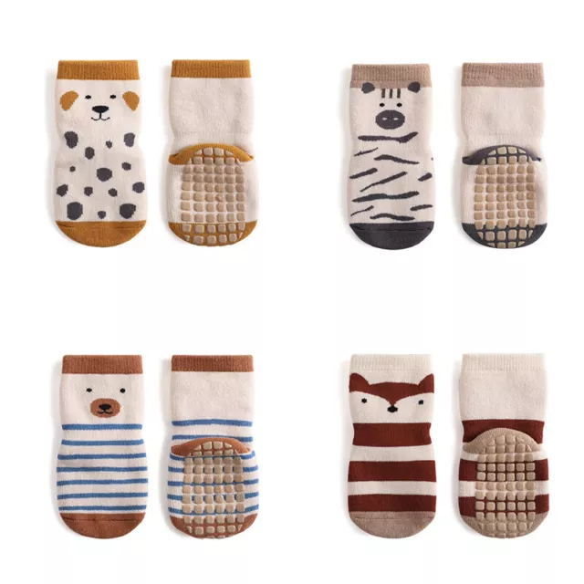 Toddler Non Baby Boys Girls Floor Socks Set Socks Set Winter Skid Anti-slip