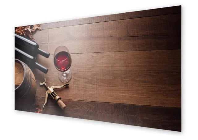 Pared posterior de cocina protección contra salpicaduras de copa cata de vinos 100x50 cm