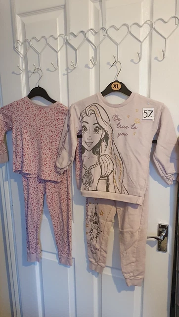 kid kids bundle girls 5-6 years clothes disney jumper top bottoms pj set