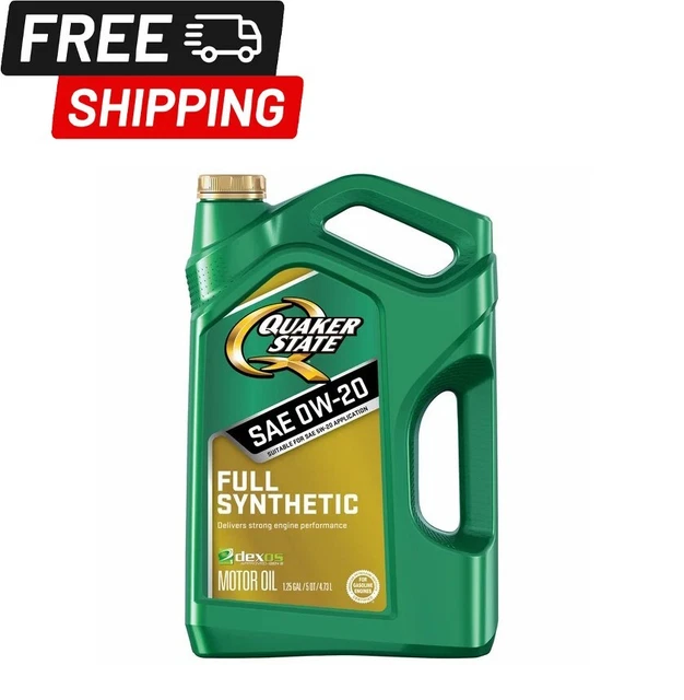 QUAKER STATE FULL Synthetic 0W20 Motor Oil, 5Quart......... 29.22