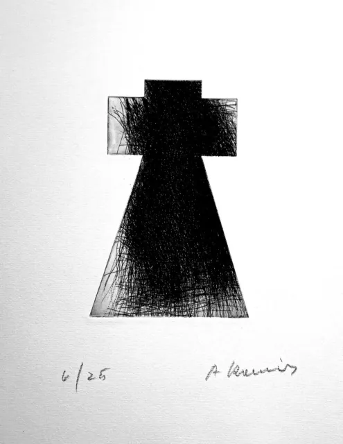 ARNULF RAINER RADIERUNG „Schattenkreuz“, 2000