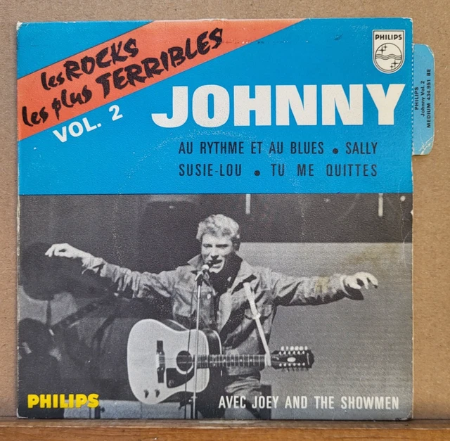 Johnny Hallyday tres rare dans disques vinyles