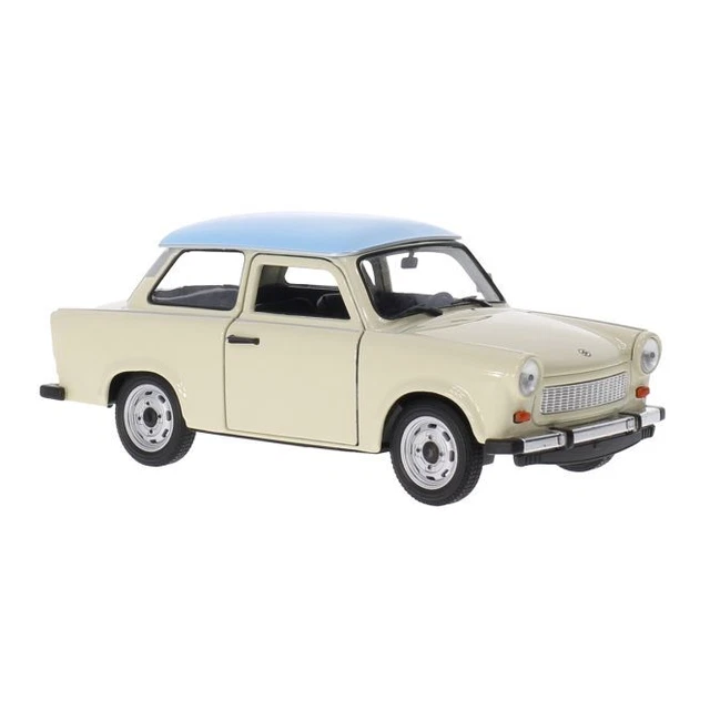Modellfahrzeug Trabant 601 beige / hellblau.