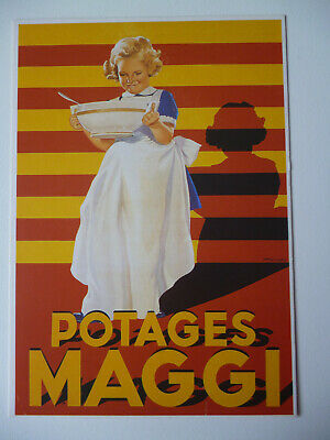 CPP093 CARTE POSTALE publicité MAGGI 