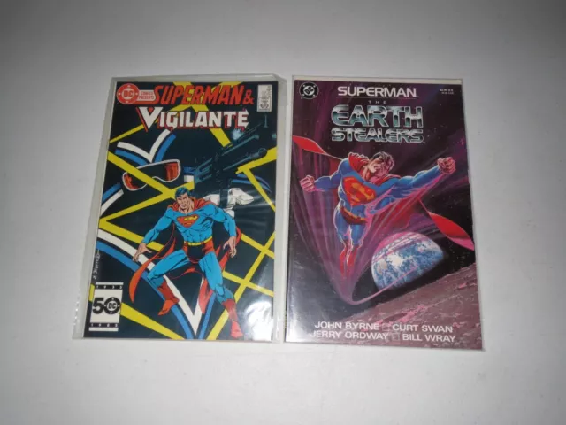 DC Comics Presents #92 - Superman & Vigilante / The Earth Stealers (2 BK LOT)
