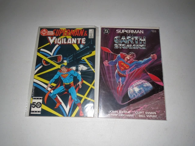 DC Comics Presents #92 - Superman & Vigilante / The Earth Stealers (2 BK LOT)