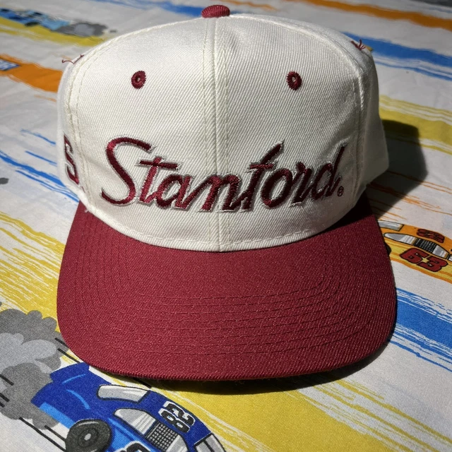Vintage Stanford University Sports Specialties Script NCAA Wool Snapback Hat Cap