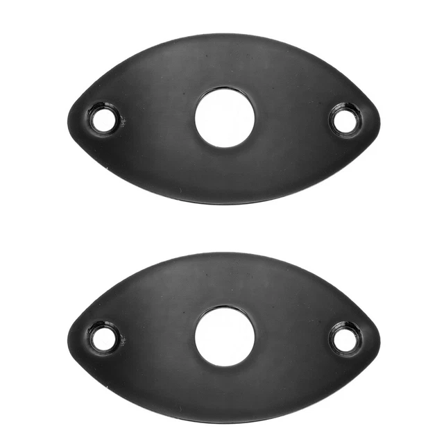2 Pcs Piastra Di Uscita Jack Chitarra Posteriore Per Ingresso Scheda Spina