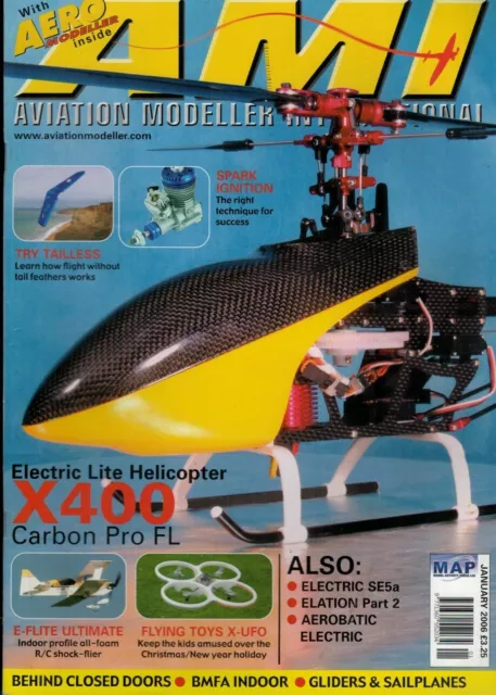 AMI Aviation Modeller International Magazine 2006 January Clodhopper Plans 5078F