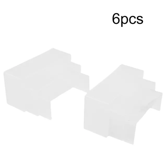 Set of 6 Transparent Acrylic For Display Stands Various Sizes Available