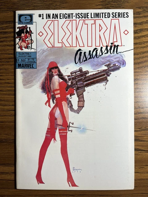 Elektra Assassin 1 Frank Miller Story 1St App Of The Beast Of The Hand 1986