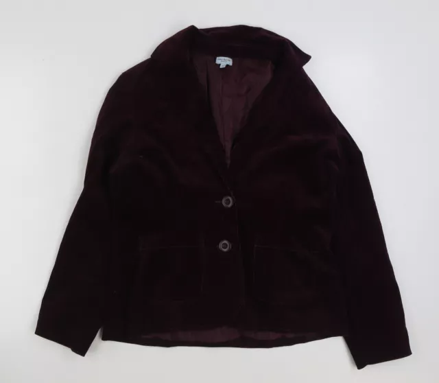 Debenhams Womens Purple Jacket Blazer Size 14 Button
