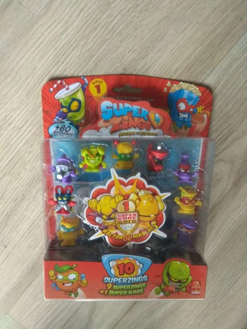 SUPER ZINGS SUPERZINGS Rivals Of Kaboom serie 1 Blister 10 pack gold ...