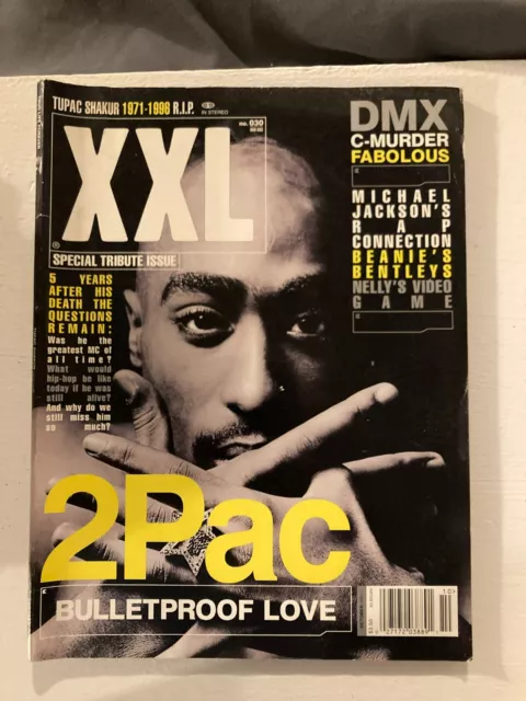 XXL Magazine October 2001 #30 Tupac 2Pac Makaveli DMX Nelly Michael Jackson