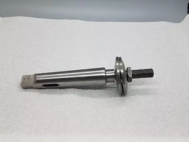 Besly Morse Taper Sleeve 2 to 3 Morse Taper Adapter 1/2" Threaded Shaft Flanged
