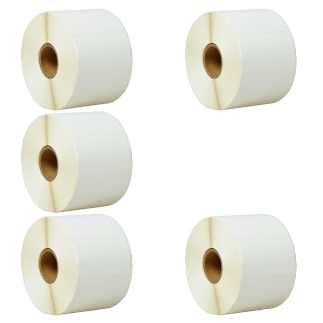 5Rolls 2-1/4"x1-1/4" Direct Thermal Postage Barcode labels For Zebra LP3642/3742