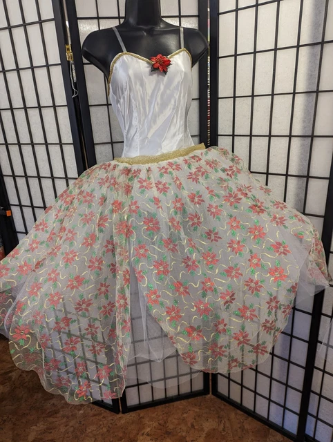 Lot of 4 Curtain Call Dancewear Ballet Lyrical 8A XS Tutu Dresses Christmas teen