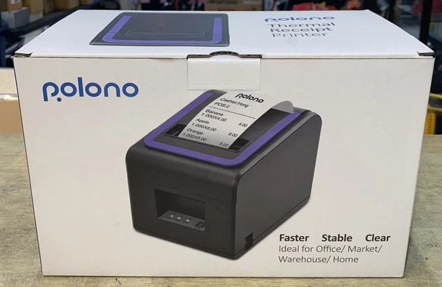 POLONO Receipt Printer, 3 1/8" 80mm PL330 Thermal Receipt