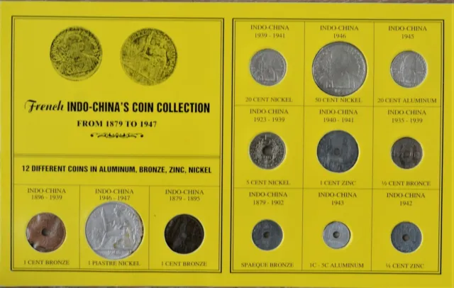 French Indo China Coin Collection (1879 to 1947)