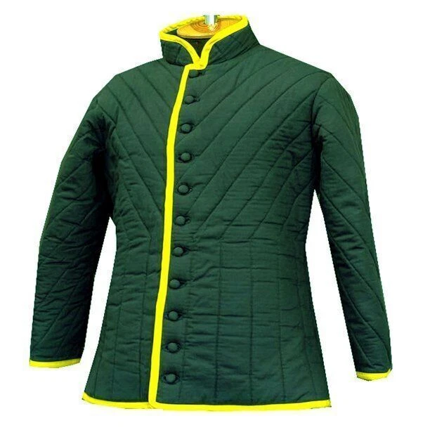 Costume Gambeson imbottito vichingo medievale Rievocazione storica SCA Larp... 2