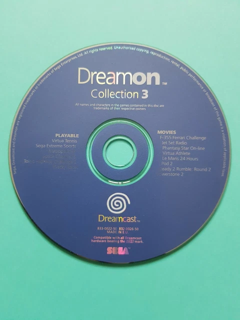 DREAMON VOLUME 4 / DEMOS DREAMCAST SEGA PAL EUR