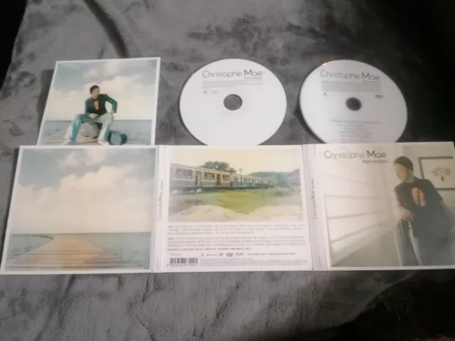 Rare Christophe Mae Mon Paradis Coffret Collector 2 Cd/Dvd On S'attache/Maman