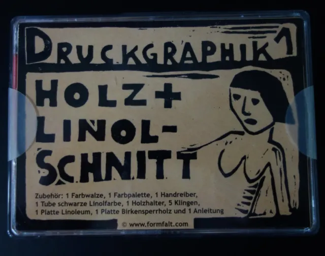 Kunsttechnik-Box "Druckgraphik 1" Holz- und Linolschnitt · Druckgrafik-Techniken
