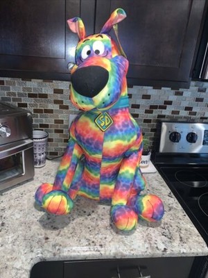 rainbow scooby doo stuffed animal