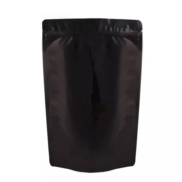 Double-Sided Glossy Black Stand Up QuickQlick™ Bags Multiple QTY Sizes