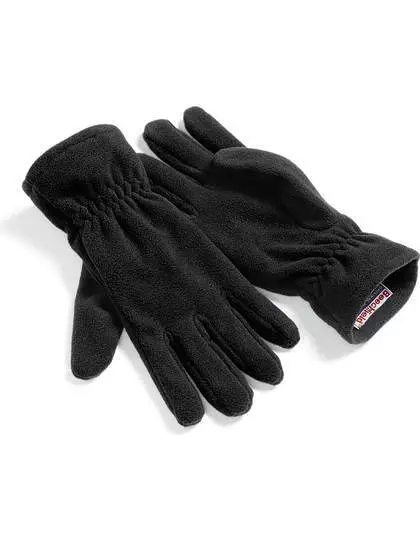 Fleece Handschuhe Winter Warm Unisex Schwarz Suprafleece Gloves Fingerhandschuhe