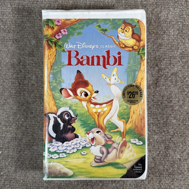 ORIGINAL 1989 FIRST Edition Release Bambi VHS Movie NEW Sealed £21.86 ...