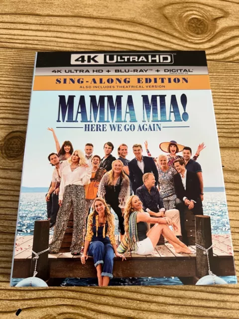 MAMMA MIA! Here We Go Again (2018) 4K UHD Blu Ray