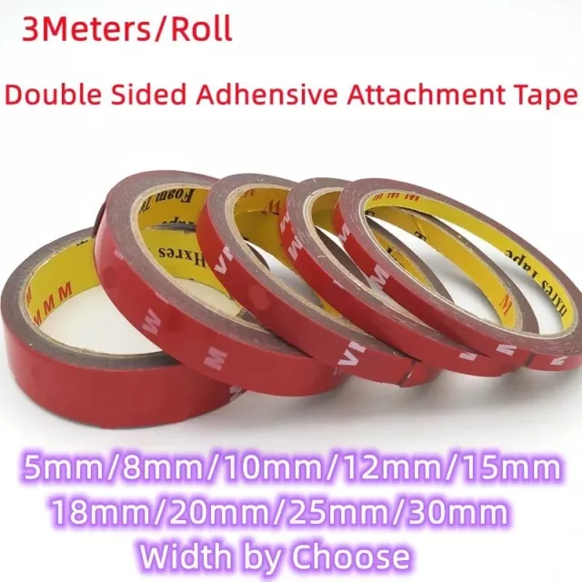 Double Sided Tape 3M Vhb Heavy Duty Adhesive Strong Sticky Tape Clear Grey