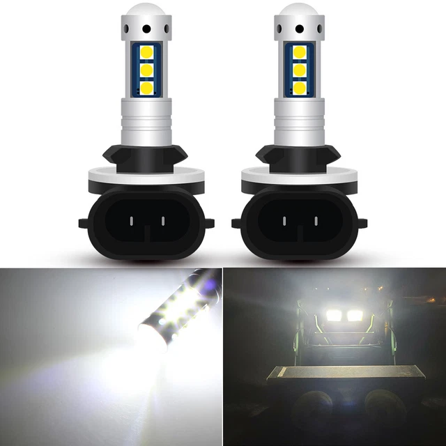 2X LED Headlight Bulbs Fit ATV Polaris Ranger XP 500 700 800 900 1000 2007-2018