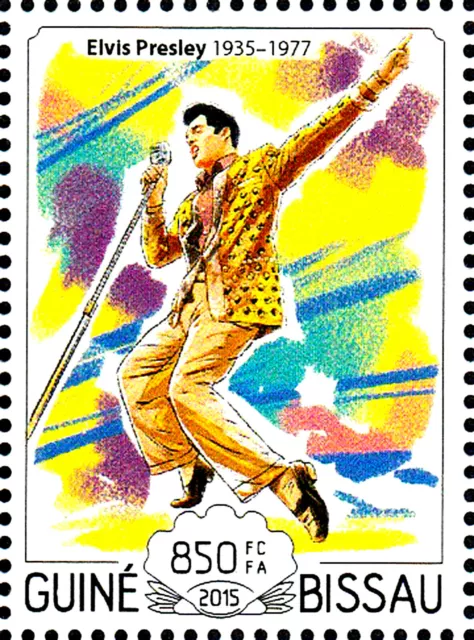 MNH Elvis Presley Sänger Usa Musik Schauspieler Tv Kino Legende Star Rock / 1529
