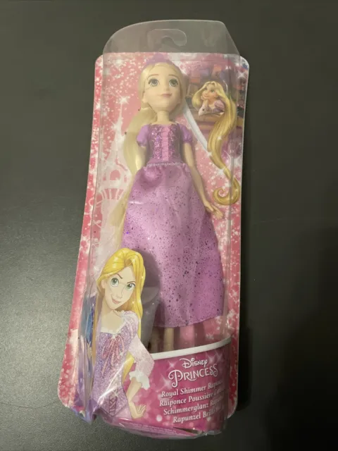 Hasbro Disney Prinzessin Schimmerglanz Rapunzel Puppe Neu B-Ware