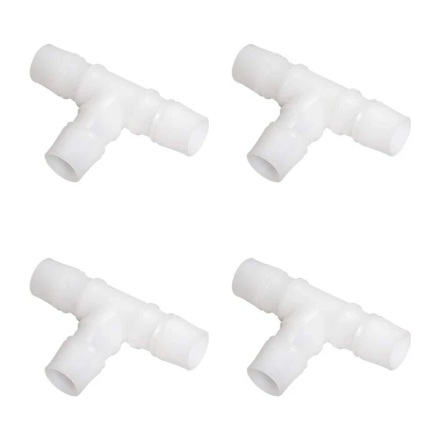 9/16 Hose Barb T Shaped Tee Type 3 Way Equal Barbed Fitting Pl...