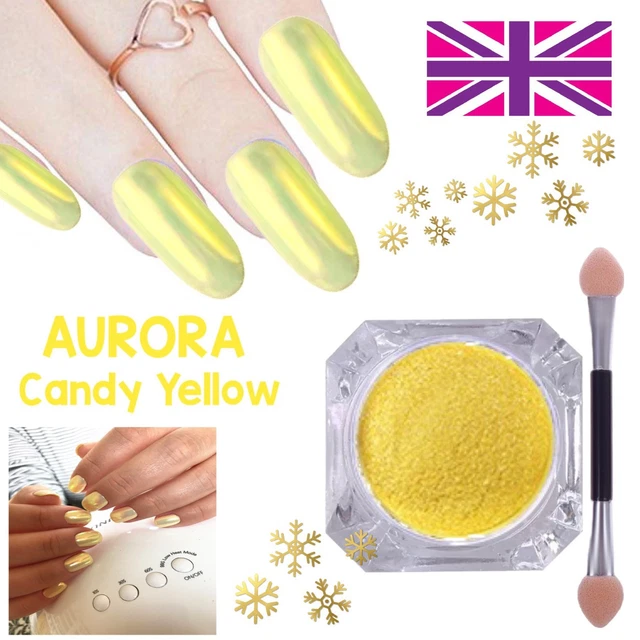 0.2 G/barattolo Aurora Chrome Unicorn Pigmento Per Unghie - Foto 6