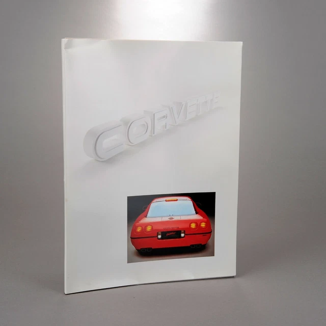 1989 Corvette ZR1 Geneva Press Kit Tri-Fold 2 Pocket Folder