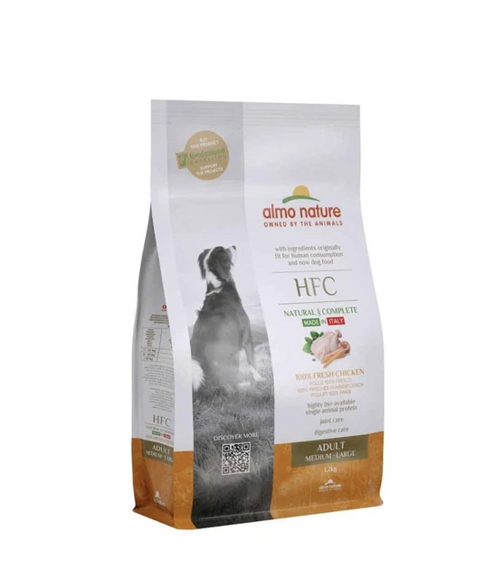 Croccantini per Cani  Almo Nature HFC Adult - Pollo Fresco M-L 1,2Kg