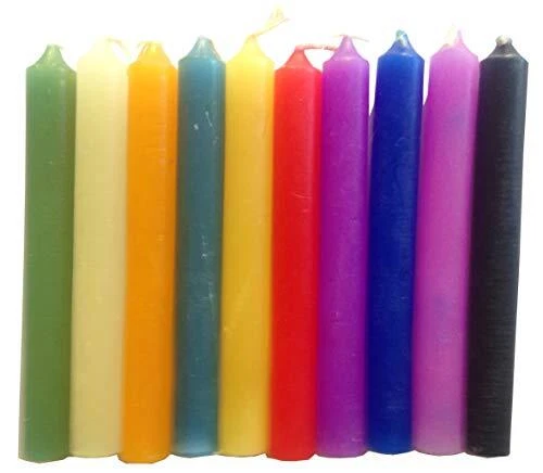 Pack Of 20 Wicca Magic Ritual Small Mini Spell Chime Candles For Pagan And Witch