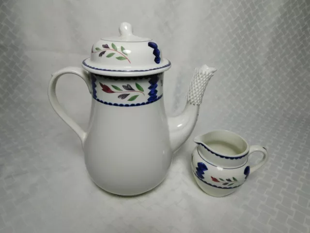 Adams Lancaster Coffee Pot and Creamer, Adams China