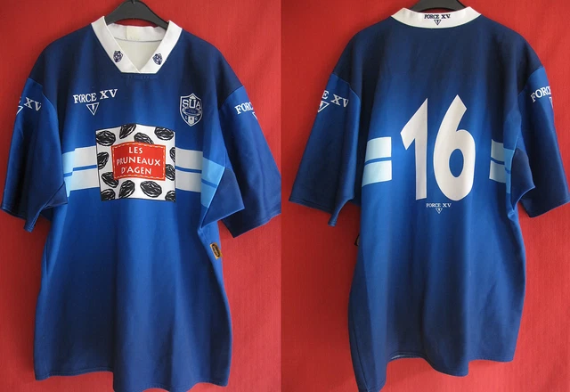 Maillot Vintage Force XV Moirans – Sporting Bar PMU – Taille XL Porté #4