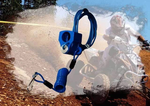 Quad Kill Switch KILL SWITCH RACING Emergency Stop Switch for Quad ATV UTV in Blue ...