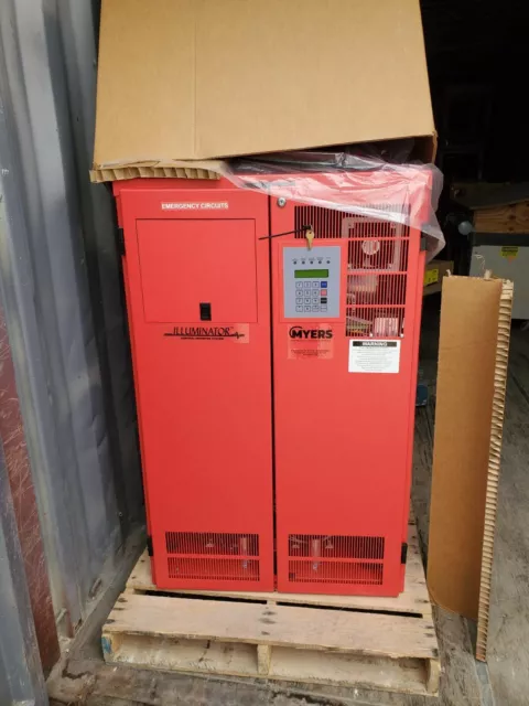 Myers Illuminator Ciii 3-Phase 10Kva Inverter System W/ Cabinet And Batteries