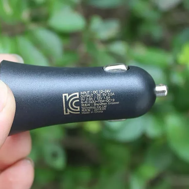 Caricabatterie auto USB ricarica auto 12V-24V a 5V3A testa di ricarica conversione auto