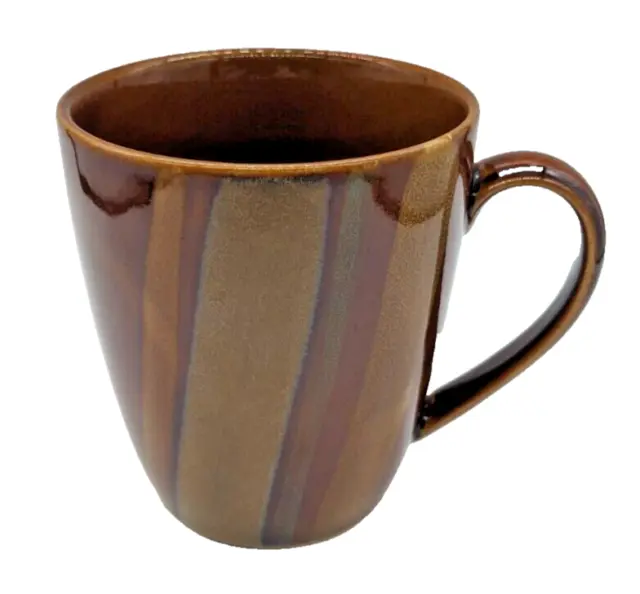 Sango Avanti Brown Coffee / Tea Mug / Stoneware Cup (4" Tall)