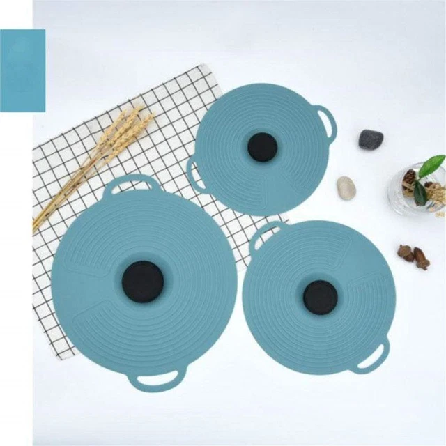 Tazón de succión anti-pulverización tapa silicona alimentos frescos tapa auto-sellante